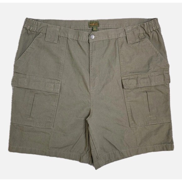 Boulder Creek Cargo Short Rugged Outdoor Khaki Green Men's 48 - SEE DESC - Picture 1 of 8